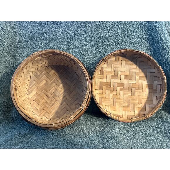 Original Chinese Tea Basket Circa Early 1900s - Picture 7 of 10